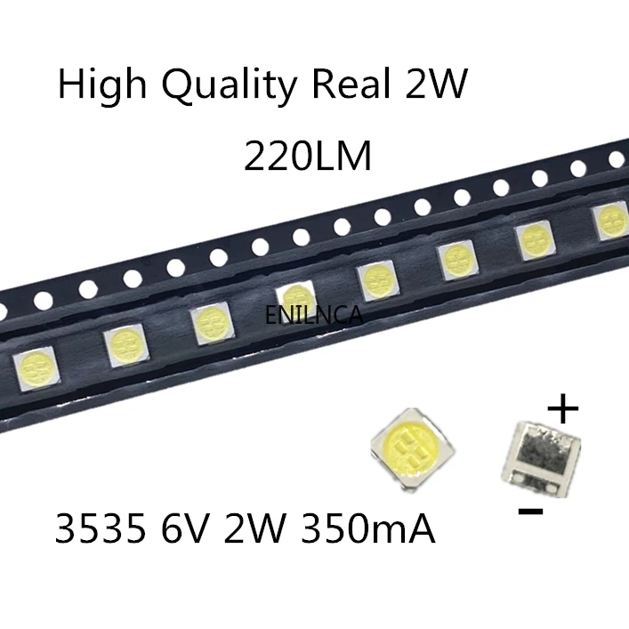 Светодиодная лента для подсветильник Ки телевизора LG 100 1000-3535 шт. ремонта ЖК 2 Вт 6