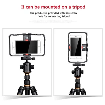 Mcoplus camera Phone Stabilizer for iPhone Xs Max Xr X 8 Plus 7 for Huawei for Samsung S9,8 Outdoor Phone Holder for Canon Nikon 6