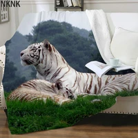 nknk brank tiger blankets animal blankets for beds love bedspread for bed landscape thin quilt sherpa blanket animal vintage