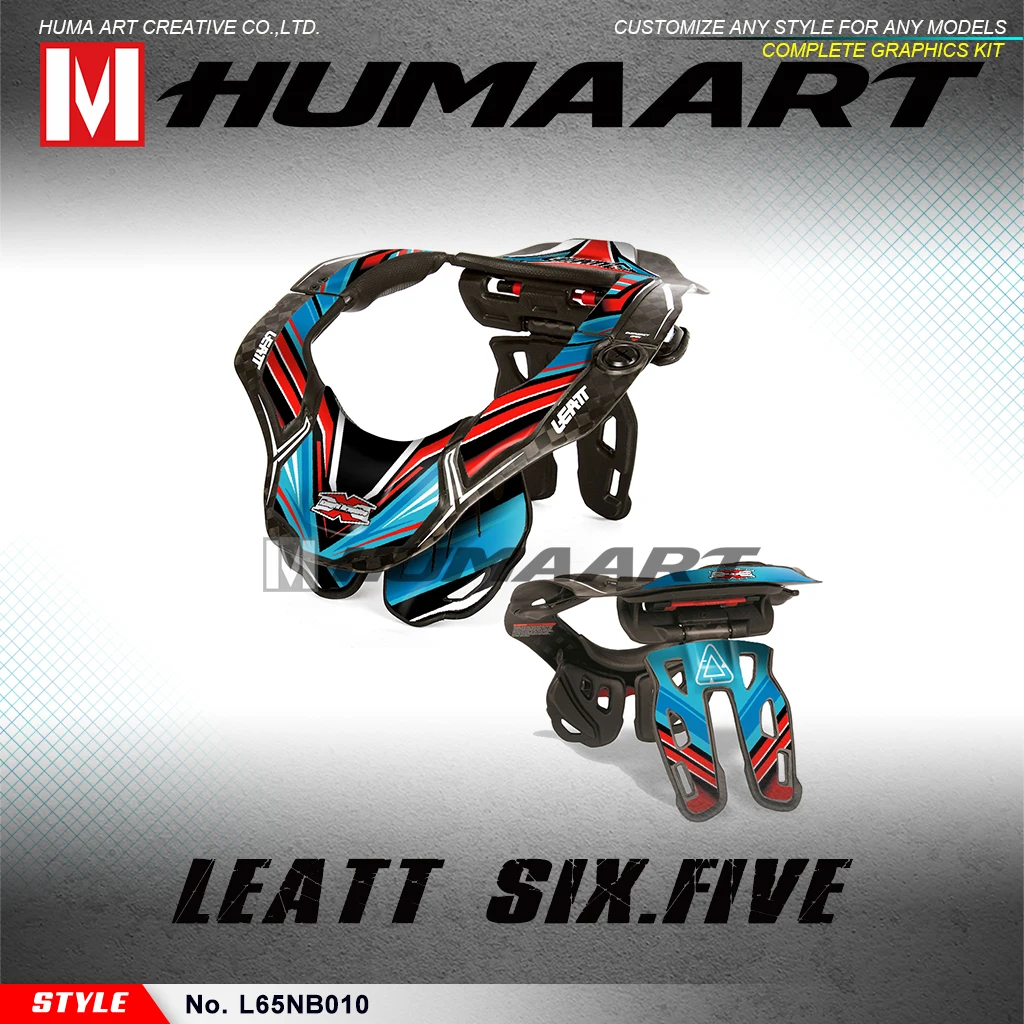 Комплект водонепроницаемых наклеек HUMAART MX Racing Graphics для Leatt DBX GPX 6 5 шейный бандаж
