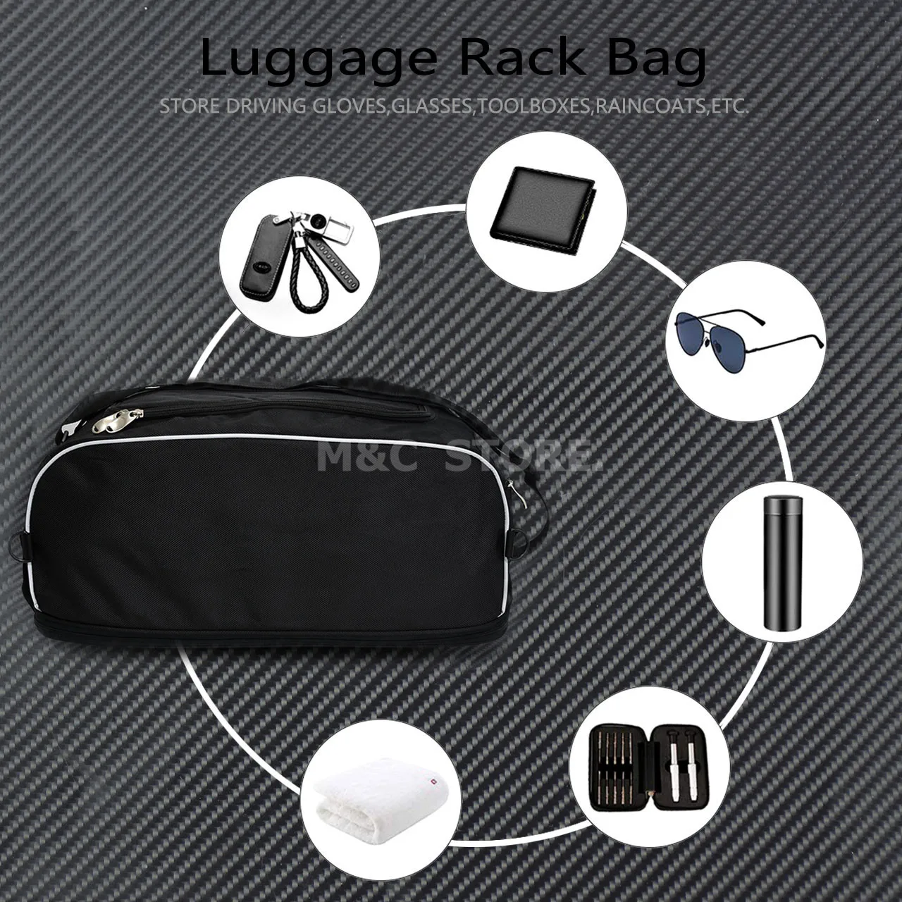 Складная дорожная сумка для мотоцикла седла и стойки водонепроницаемая Harley Touring