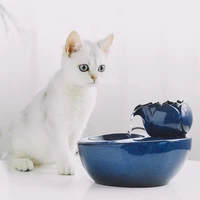 ceramic water fountain automatic pet drinking fountain electric dog water dispenser water bowl for cats and dogs