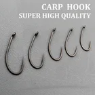 20 шт Супер Высокое Качество Колючие рыболовные крючки карповая волос Rig крюк покрытием бронзовых морских рыболовных крючков для чод Rig рыболовные снасти аксессуары