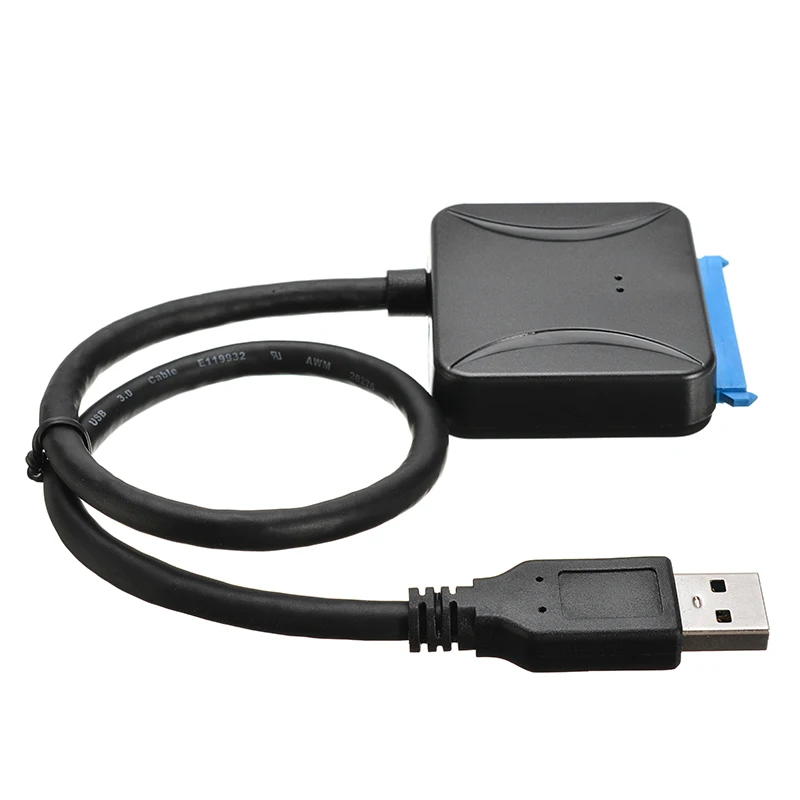 

Портативный конвертер SATA в USB 3,0 2,5/3,5 HDD SSD кабель соединитель линейный адаптер поддерживает высокую скорость до 5 Гбит/с