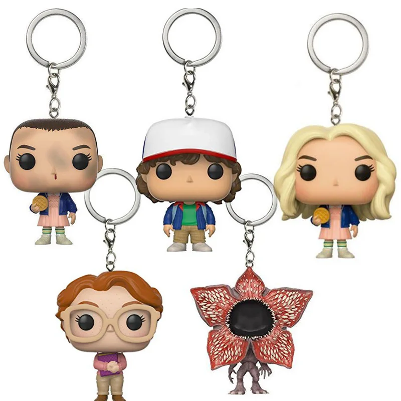 

Demogorgon Key Chain Stranger Things Action Figure Keychain Eleven Model Key Ring