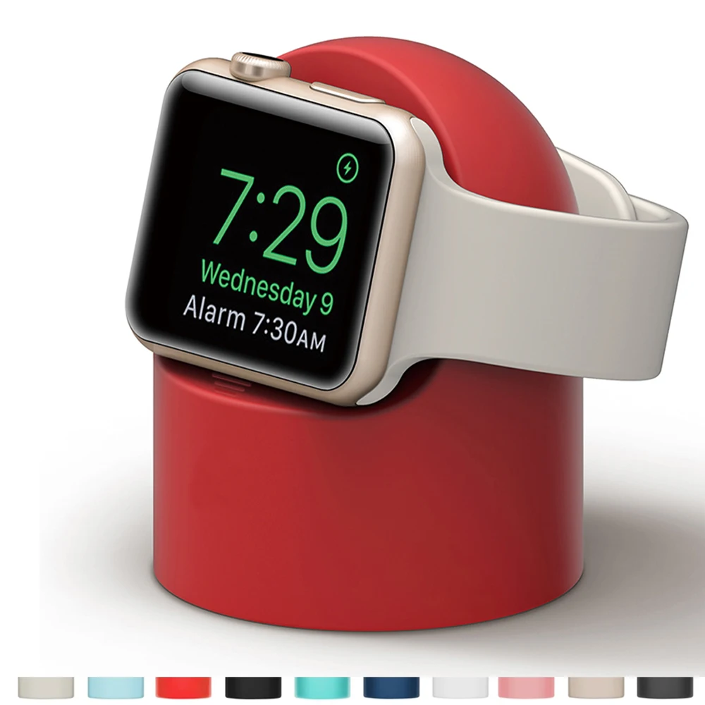 

Подставка силиконовая для Apple Watch 6 5 4 3 2 SE iWatch band 42 мм 38 мм 44 мм 40 мм