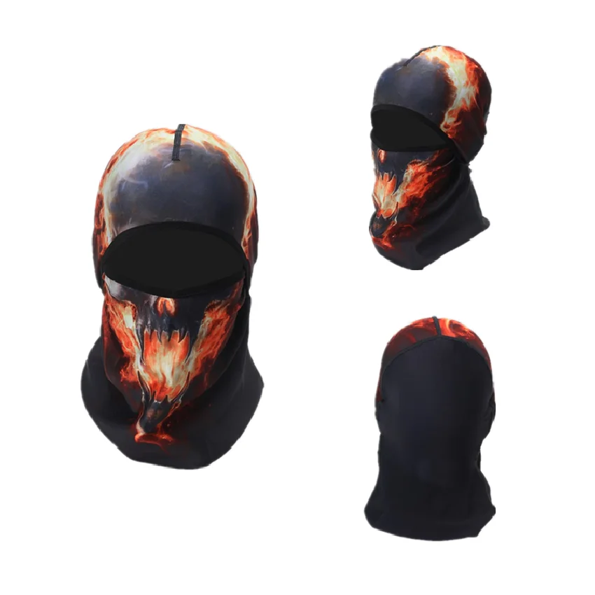 2021 крутой защитный чехол для лица с черепом на верхней части спортивный шарф