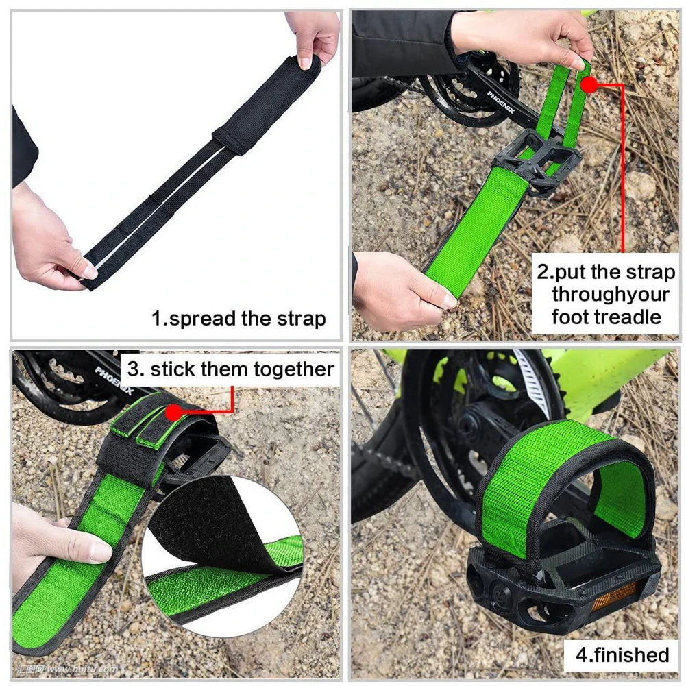 1 шт. ремень для ног велосипеда Мягкий Нейлоновый фиксированный ремешок педали