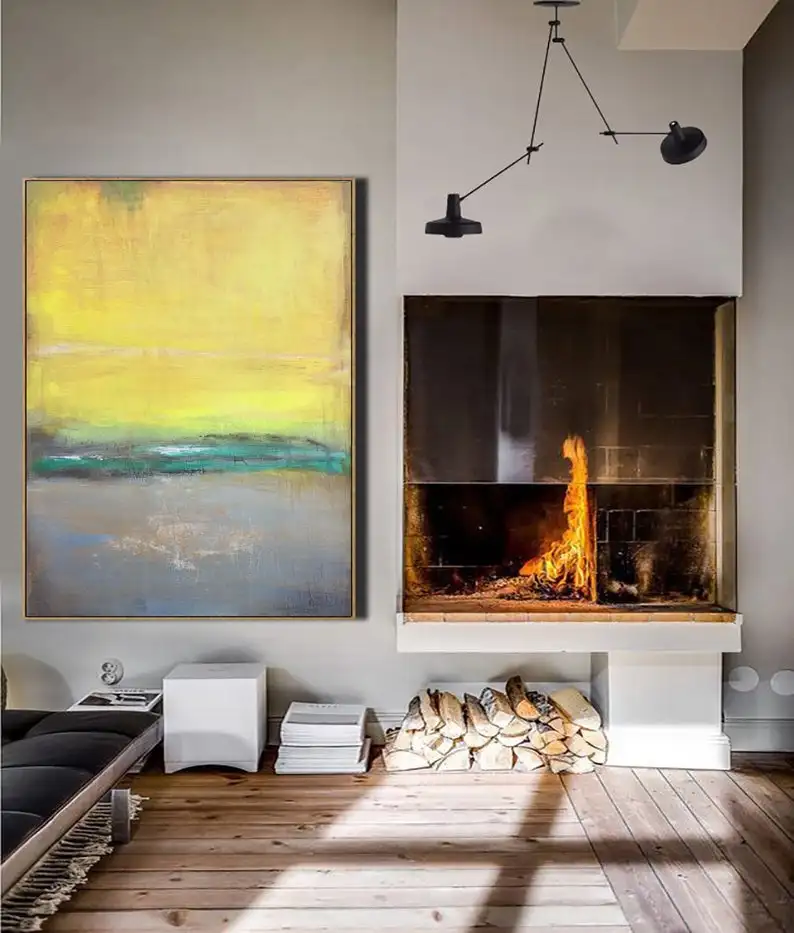 Beste Muur Schilderijen Voor Woonkamer Decor Schilderen Canvas Schilderij Moderne Olieverf Creatieve Oversize Abstract Handgeschilderde Kunst