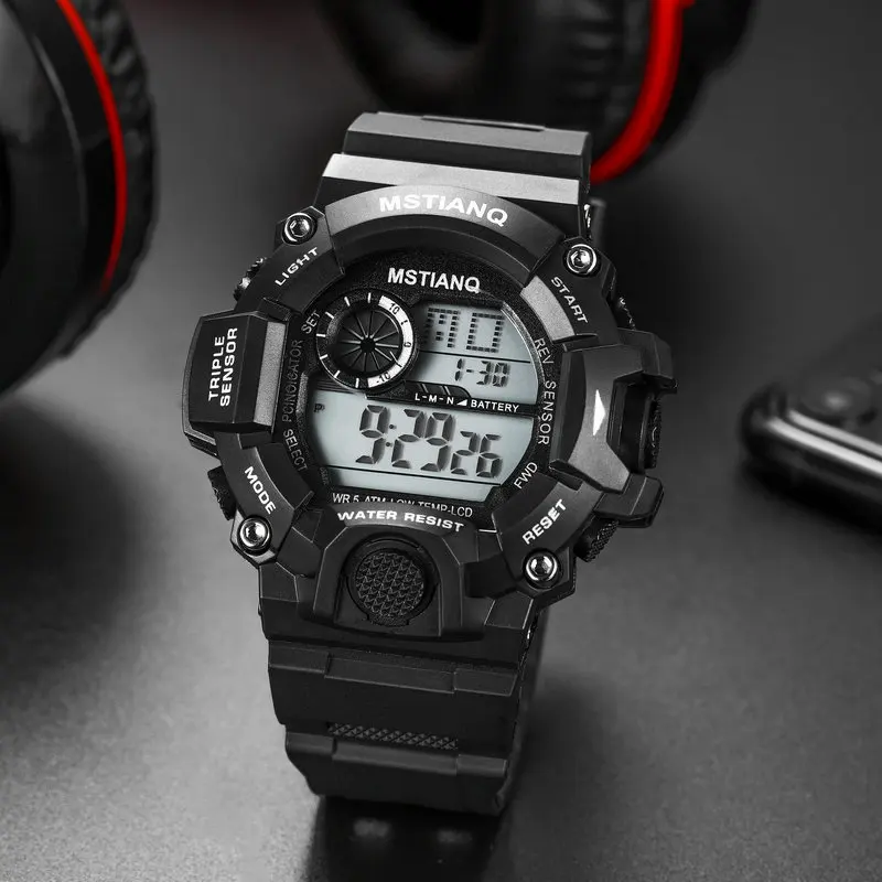 

Watch Digital Outdoor GShock Sport Running Electronic Military Reloj Led Luminous Wrist Watch For Men Fashion Army Male Relogios