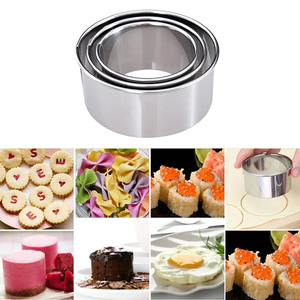 3 шт. нержавеющая сталь круглая форма для пельменей ручной работы DIY Плесень
