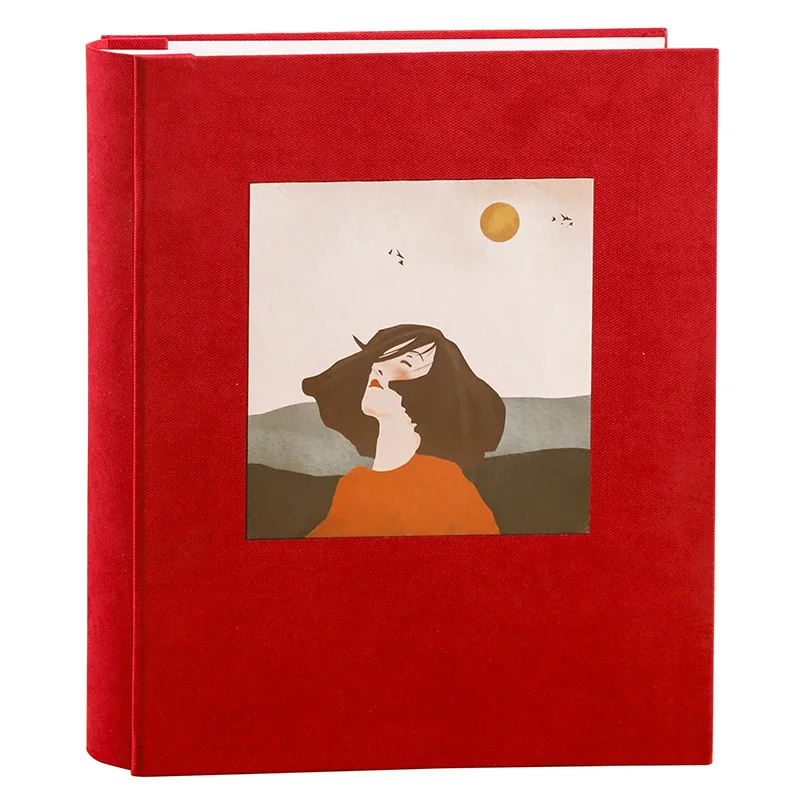 Большой 6 дюймовый фотоальбом 4D 200 листов для хранения изображений скрапбукинга