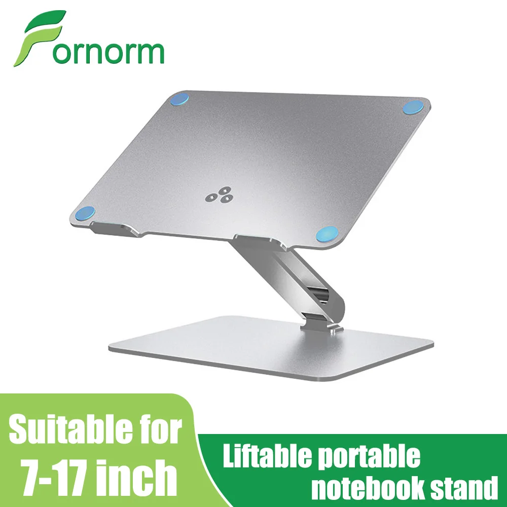

Портативная подставка для ноутбука, подставка для ноутбука с регулируемым углом, алюминиевый держатель для ноутбука с бесплатным подъемом,...