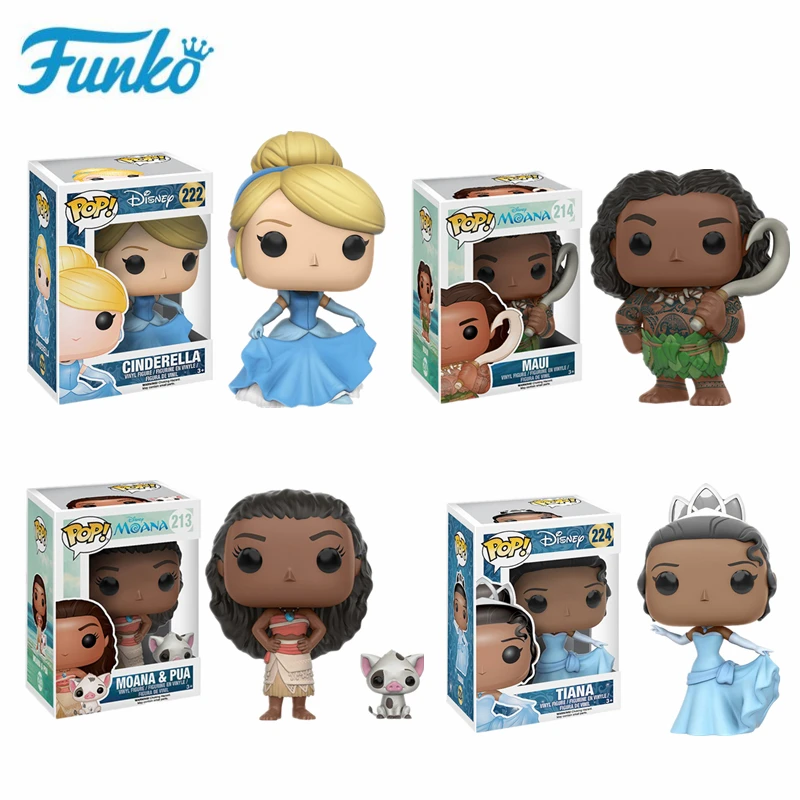Оригинальная экшн фигурка FUNKO Disney принцесса Золушка Тиана Моана полубессмертная