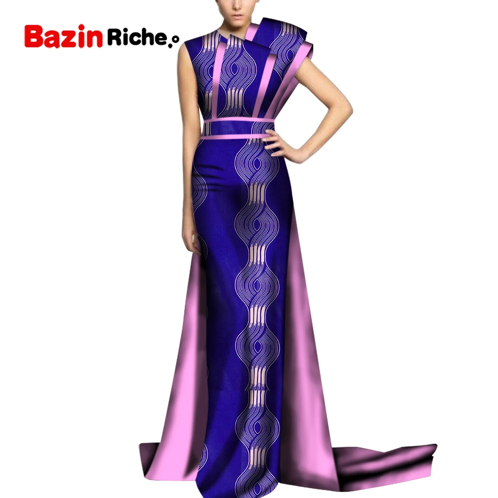 Африканские свадебные платья для женщин Дашики с принтом вечерние Vestidos Женская