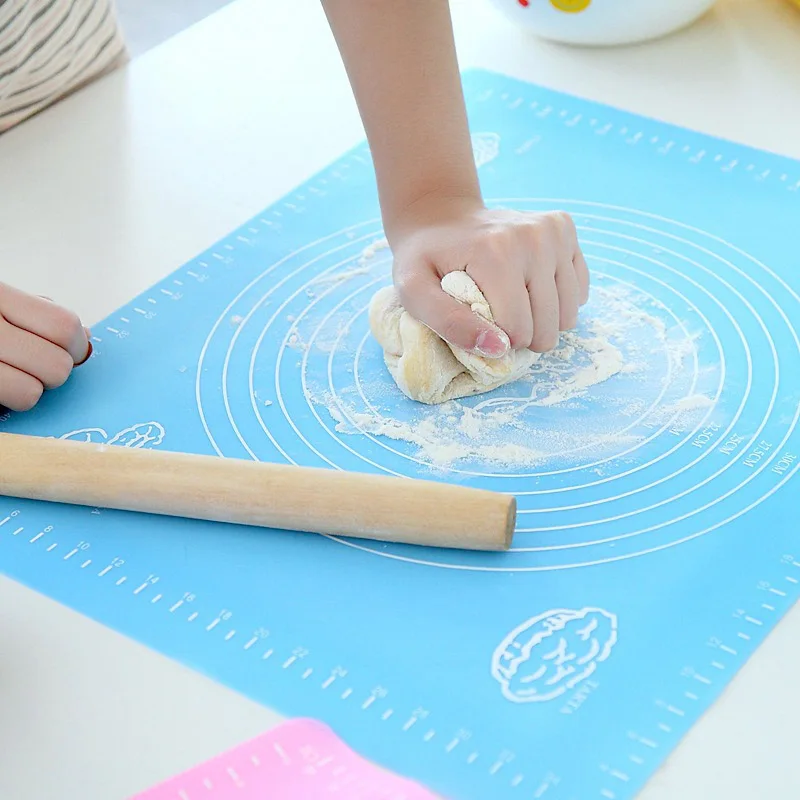 

1pc Non-Stick Silicone Mat Rolling Dough Liner Pad Pastry Cake Bakeware Paste Flour Table Sheet Kitchen Tools