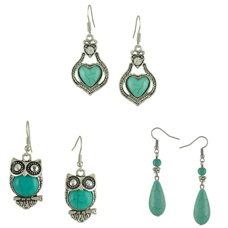 Женские серьги подвески синего цвета с натуральным камнем длинной бабочкой и