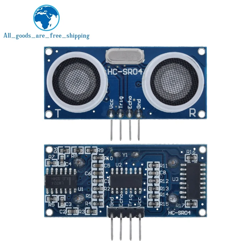 

TZT Ultrasonic sensor HC-SR04 HCSR04 to world Ultrasonic Wave Detector Ranging Module HC SR04 HCSR04 Distance Sensor For Arduino