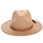 Осенне-зимняя новая стильная Европейская и американская шерстяная джазовая шапка, модная женская шапка, верхняя шапка