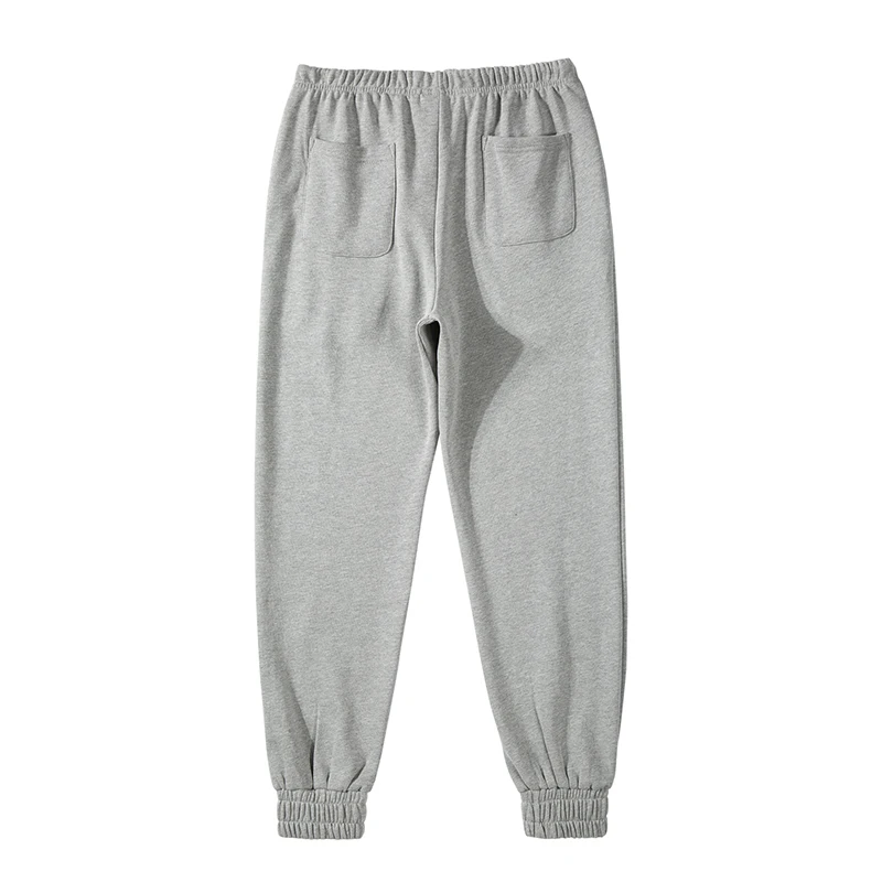 

High Street Embroidery Loose Terry Sweatpants Men and Women Drawstring Joggers Sweat Harajuku Baggy Hip Hop Casual Pants