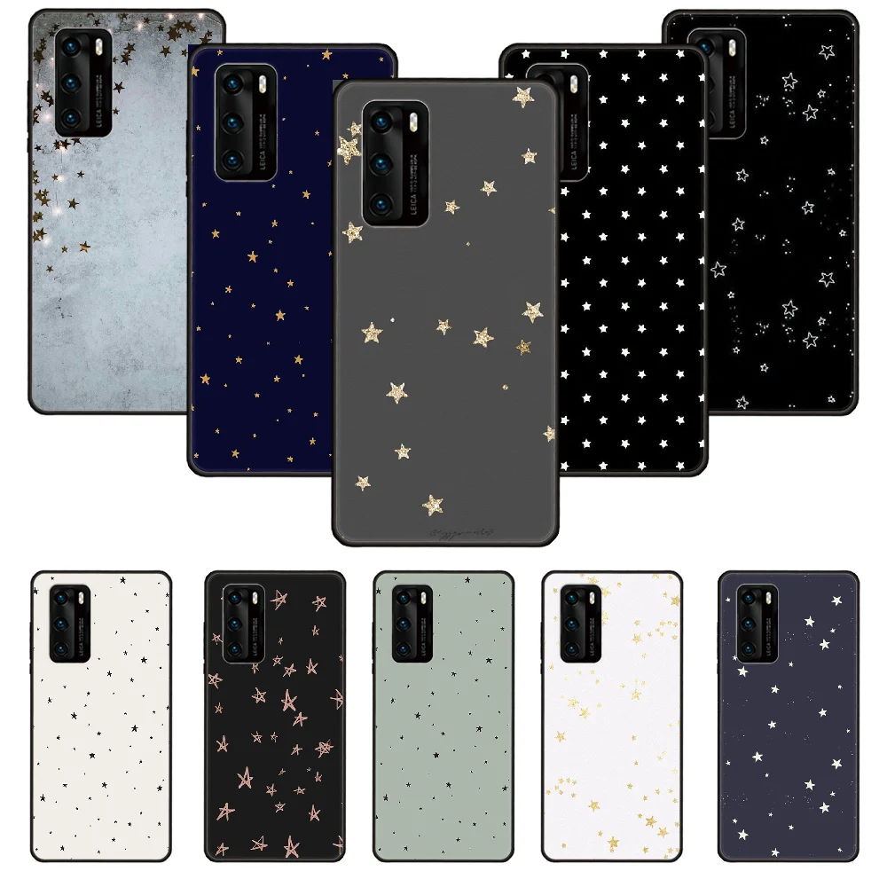 Чехол для телефона Huawei P20 P30 P40 P Smart Z + P10 Mate 30 10 20 Lite Pro черный чехол красивый с