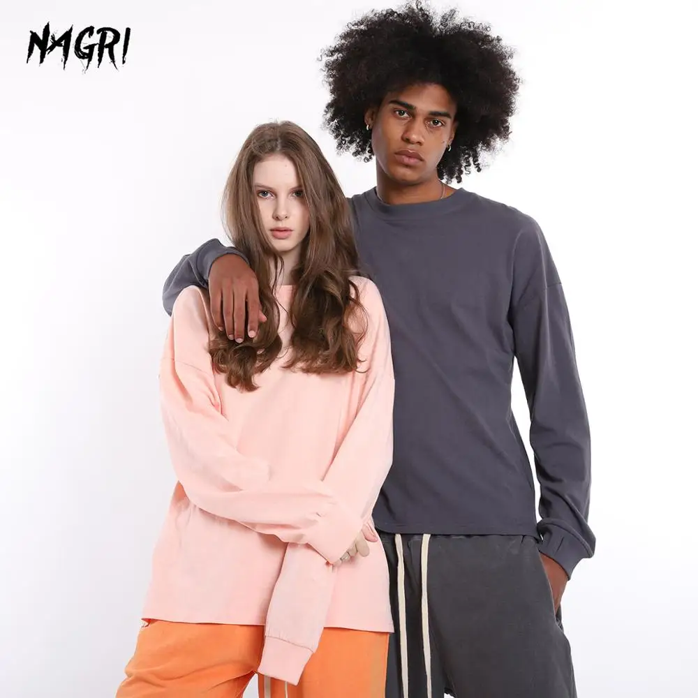 Нагри мужские однотонные Цвет в стиле хип-хоп пуловер одежда для улицы пальцев с