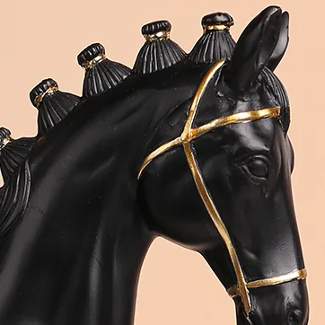 

Luxury Figurines Boy Craft Animal Table Nordic Living Room Vintage Figurines Resin Office Accessori Casa Desk Accessories DM50GT