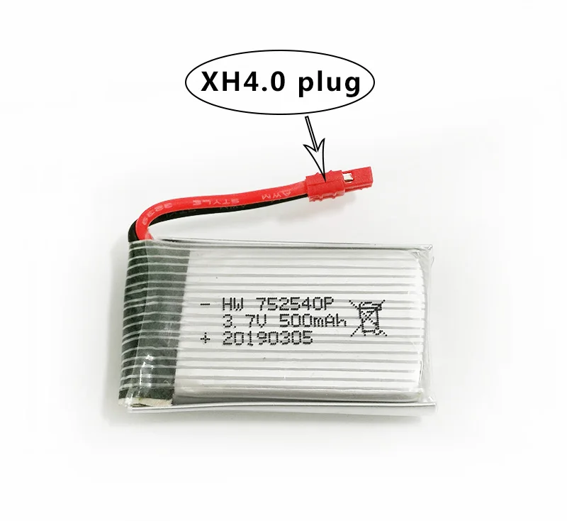 1S 3,7 V JST/XH2.54/PH2.0/SH1.25/XH4.0 штепсельная батарея для радиоуправляемого дрона