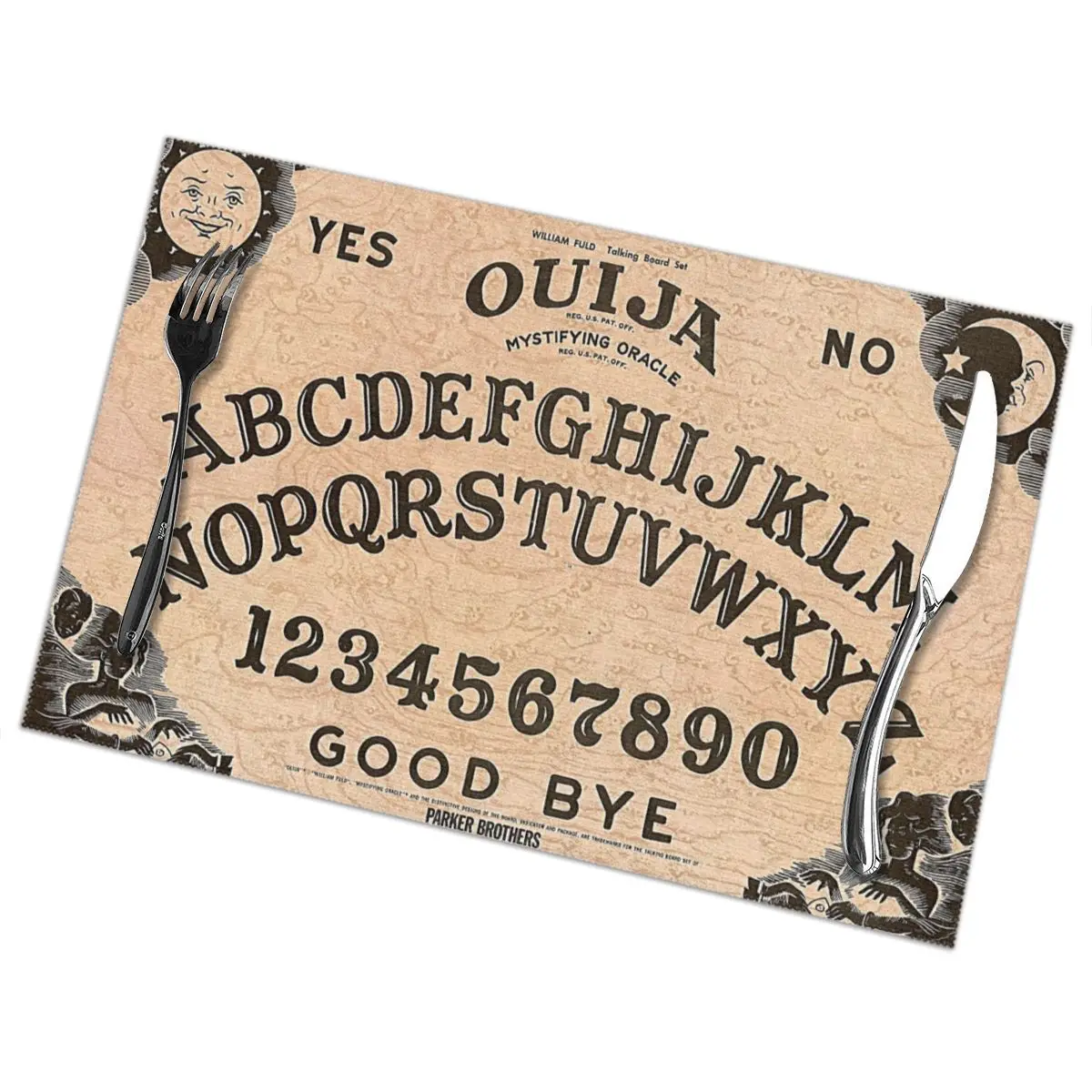 6 шт. коврики для стола Ouija доска с принтом алкогольных напитков столов