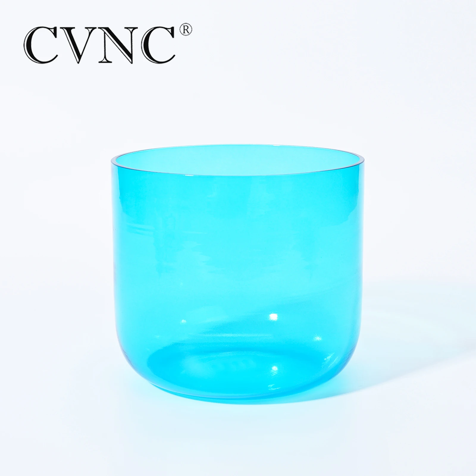 CVNC 6 ''или 7&quot синий цветной прозрачный нот G горла чакра кварц кристалл поющая