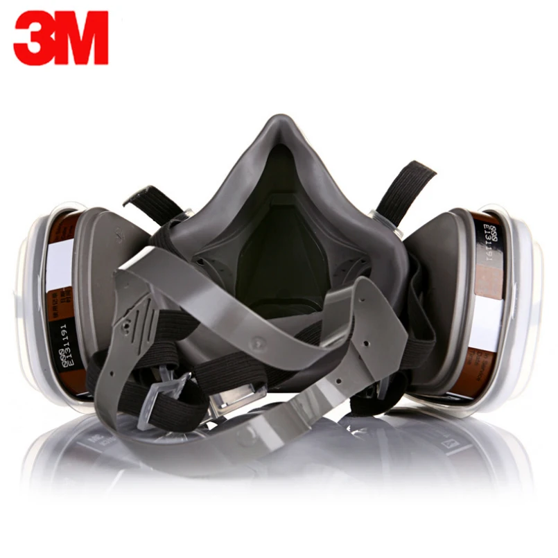 1PCS 6200 Mask or 9in1 Half Facepiece Gas Respirator With 6001/2091 Filter Fit Painting Spraying Dust Proof | Безопасность и
