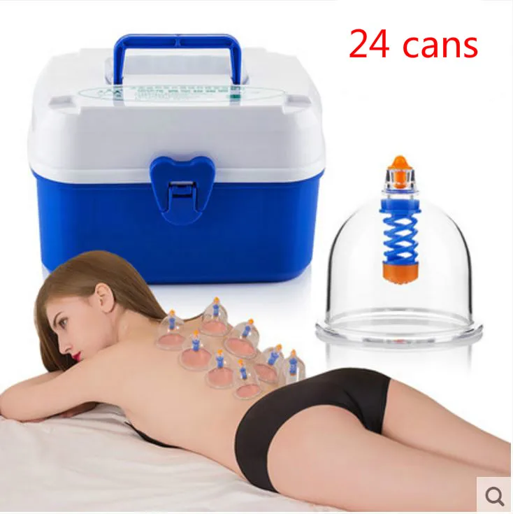 24 предмета в комплекте бытовые вакуумные банки насосные типа Магнитная терапия