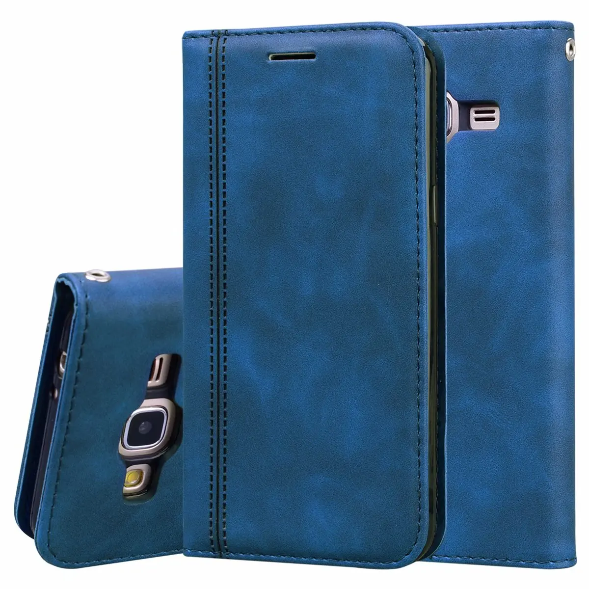 

J3 2016 Fashion PU Leather Flip Case For Samsung Galaxy J3 2016 Mobile Phone Protection Bag Magnetic Suction Cover