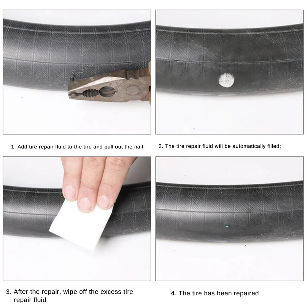 380ML Universal Vacuum Tire Inner Tube Repair Glue Motorcycle Tyre Sealer Car Mountain Bike Sealant Fluid | Автомобили и