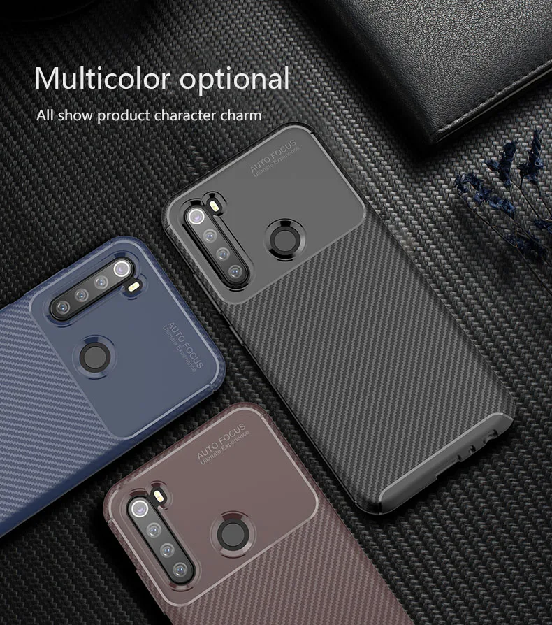 Чехол для Xiaomi Redmi Note 8 Pro, роскошный противоударный Мягкий ТПУ силиконовый чехол, чехол для Xiaomi Redmi Note 8
