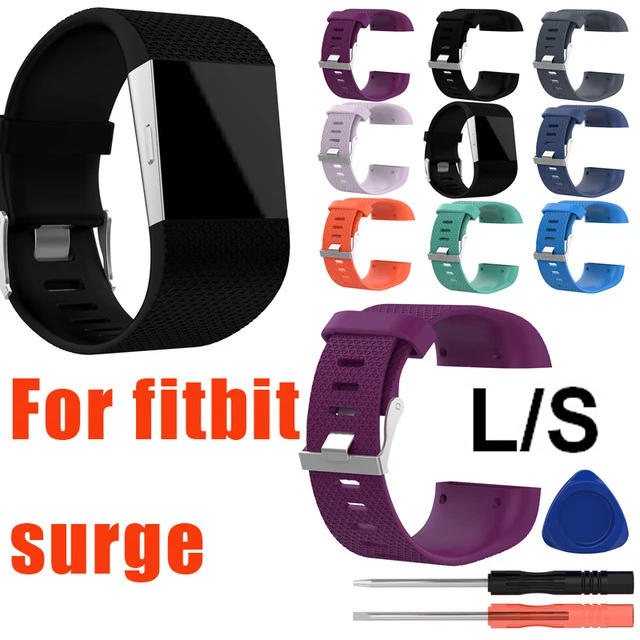 Мягкий силиконовый ремешок COMLYO для часов Fitbit Surge сменный смарт-часов наручных Fit