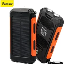 Solar Power Bank 50000mAh Portable Charging Poverbank External Battery Charger Powerbank 50000 mAh for Xiaomi Mi 9 iPhone 12 Pro