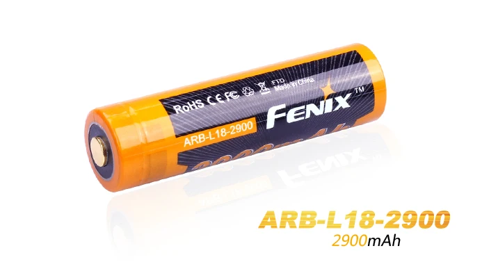 Fenix ARB-L18-2900 3,6 V 18650 2900mAh литий-ионная аккумуляторная батарея