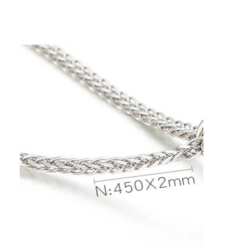 

2mm 925 Silver Chain Necklace
