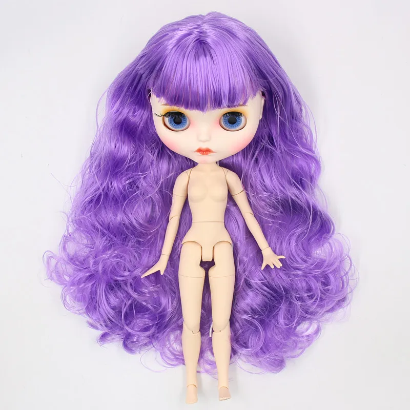 Фабрика ICY 1/6 шарнирное тело фиолетовые волосы новое матовое лицо с 4 цветными