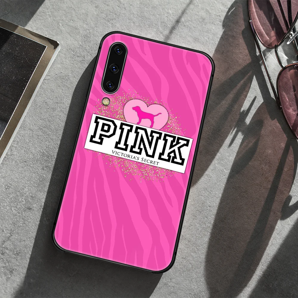 

Victoria VS love Pink Phone Case Cover For Samsung Galaxy A10 A11 A20 E A21 A30 A40 A41 A50 A51 A70 A71 A81 S 4G 5G black Coque