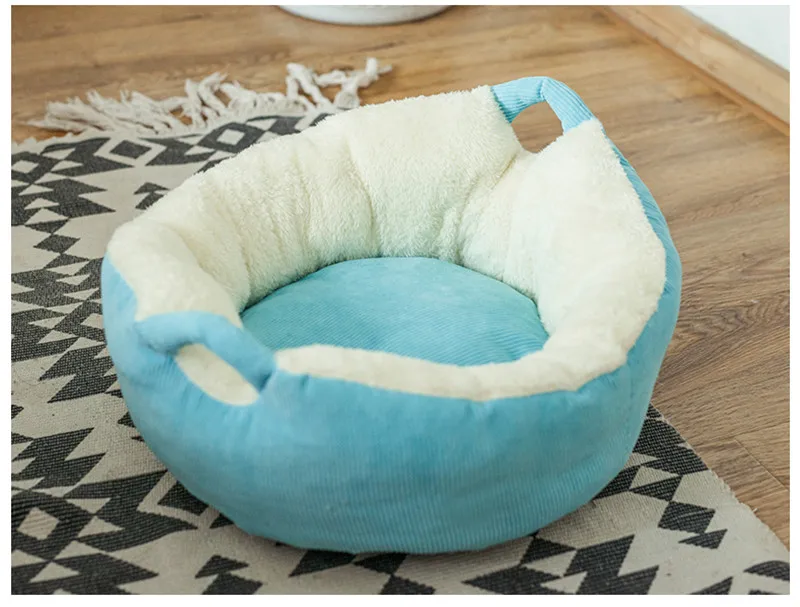 Pet Lounger мягкий котенок гнездо теплая кровать для кошки спальный коврик для домашних животных Конура для маленьких средних собак боди для чихуахуа подушка для щенка