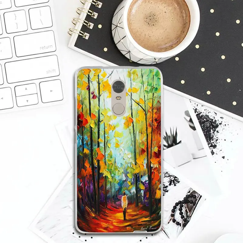 Van Gogh Starry Flower Oil Painting Soft TPU Silicone Cell Phone Case for Xiaomi Redmi Note 2 3 3S 4 4A 4X 5A 5 Pro Plus Shell | Мобильные