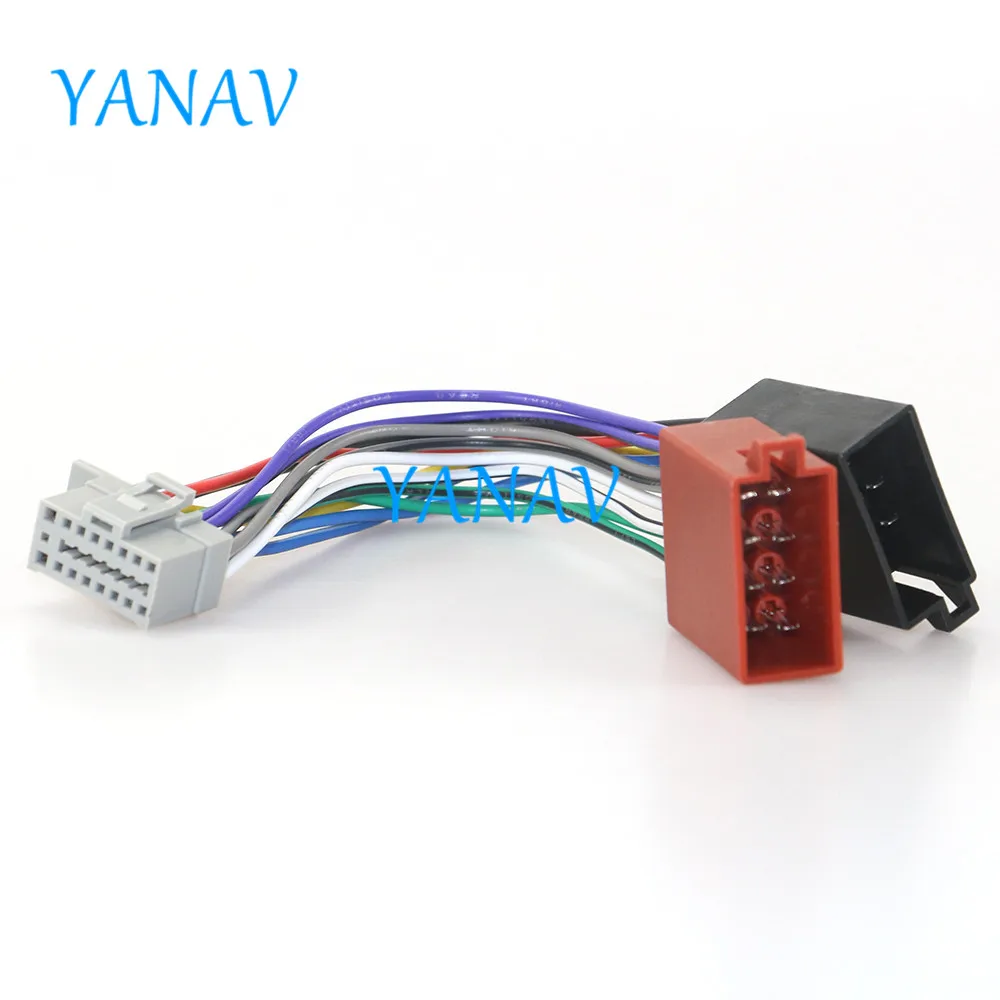 15-107 автомобильный ISO жгут проводов для-PIONEER DEH-series 2010 + стерео радиопровод адаптер
