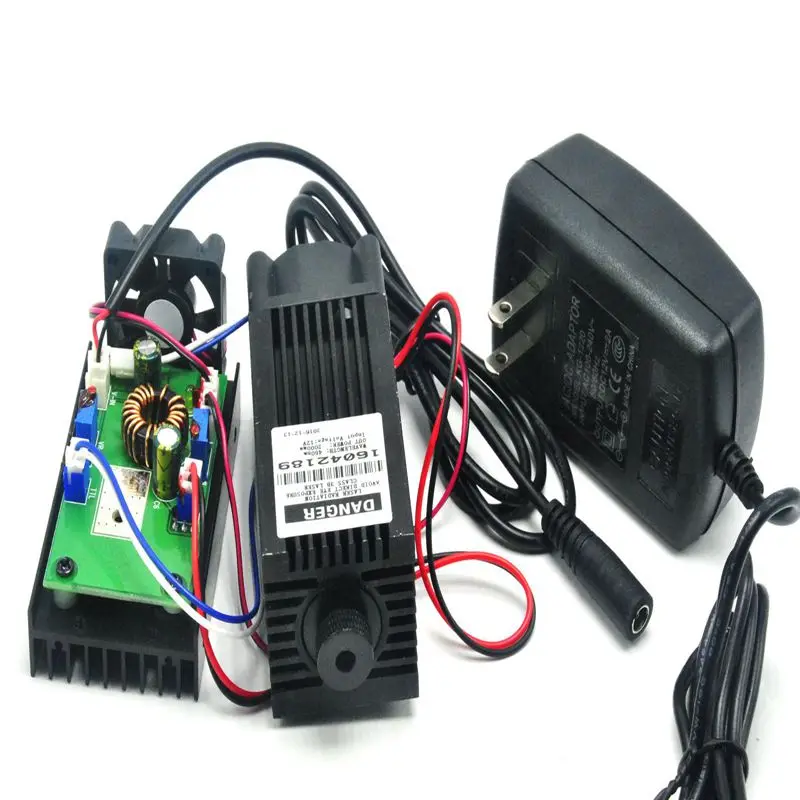 Мощный 1 6 нм 2000 Вт/2 Вт мВт синий лазерный точечный модуль гравировальные лазеры w