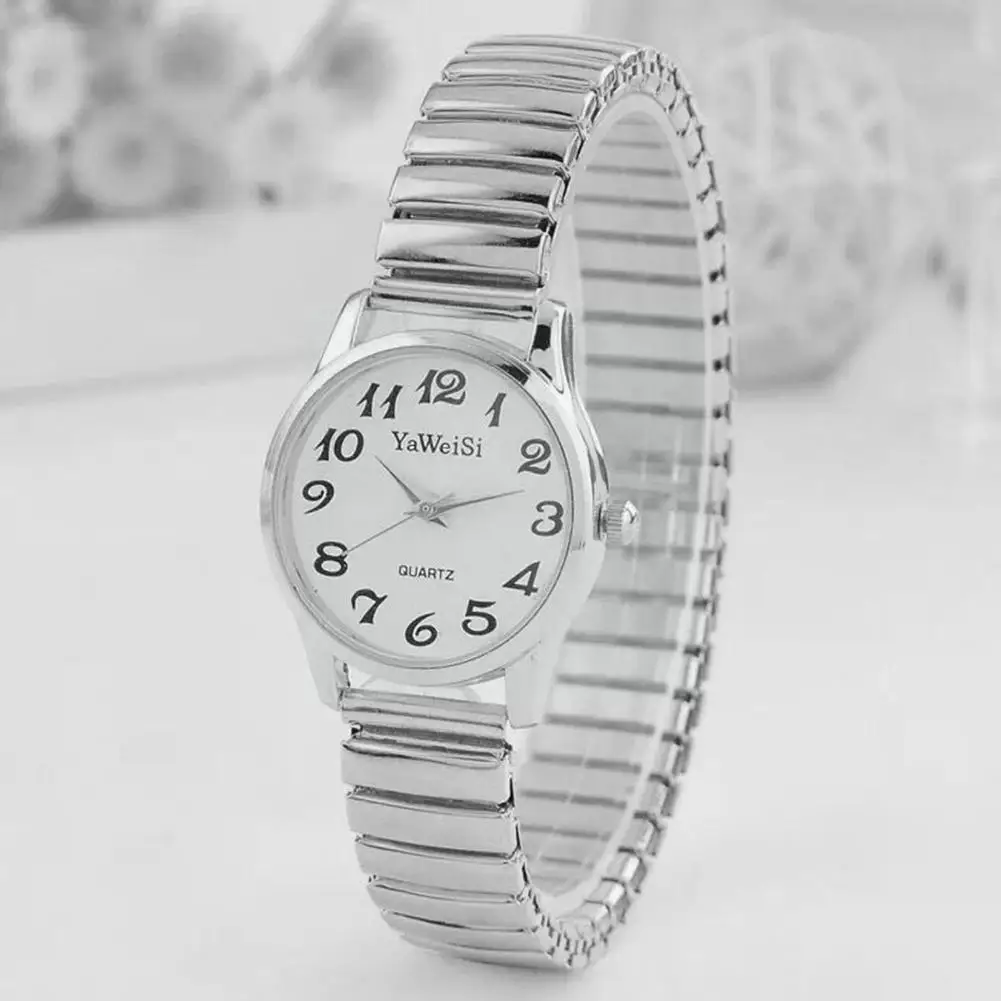 

Elastic Band Watch Quartz Watch Expandable Stretch Ladies Unisex Gents Band Watches Wrist Strap P2s1