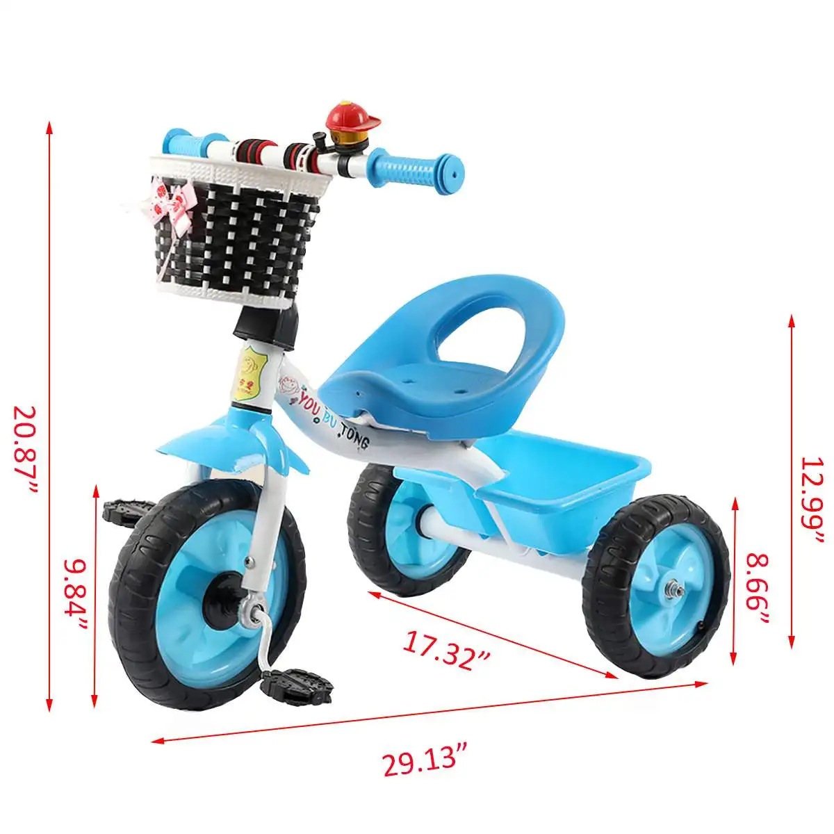 

Children Tricycle 1-3-Year-Old Boys Girls Baby Bicycle Multi-functional Cart Outdoor Kids Balance Bike Toddler Walking Bicycle
