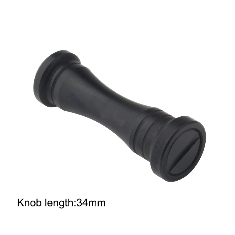 black EKFan Fishing Reel Handle Knob 34mm Aluminum Alloy Fish Tackle Dripping wheel Drum Spinning wheel Metal grip Equipment Accessory - Цвет: black