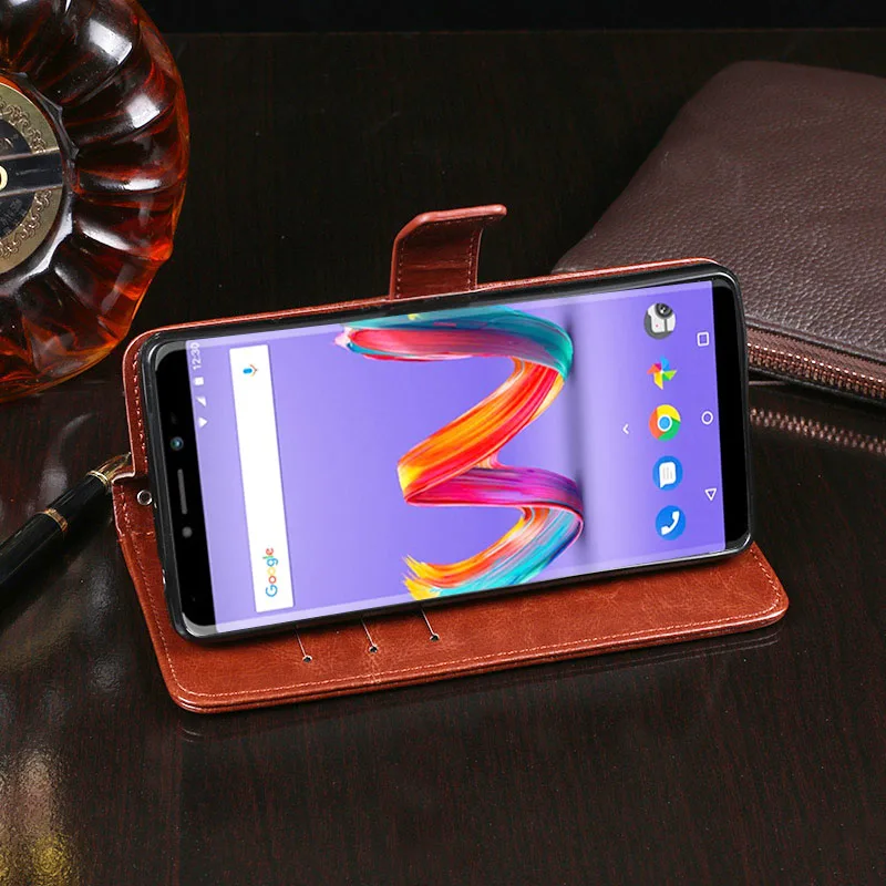 ITien бизнес PU поворотный стенд кожаный защитный чехол для Wiko Tommy 3 Plus ТПУ