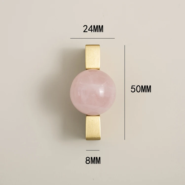 

Ручка для шкафа из латуни с хрусталем